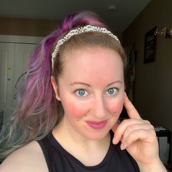 Bridal/Formal hair bling accessory/headband, rhinestones, sparkly, bride - Picture 8 of 10